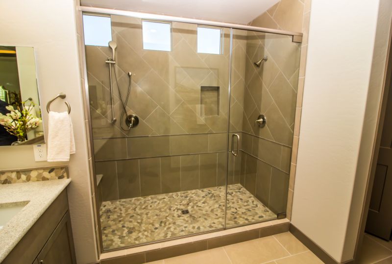 Custom Shower Enclosure Setup